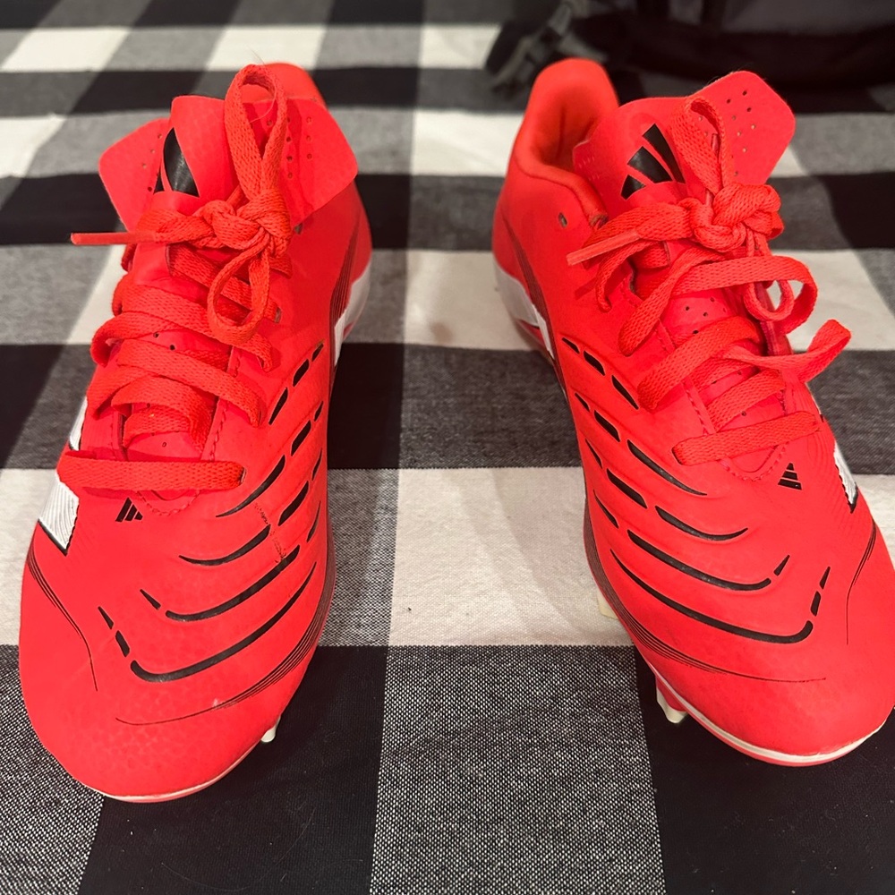 Adidas Red and Yellow Athletic Shoes